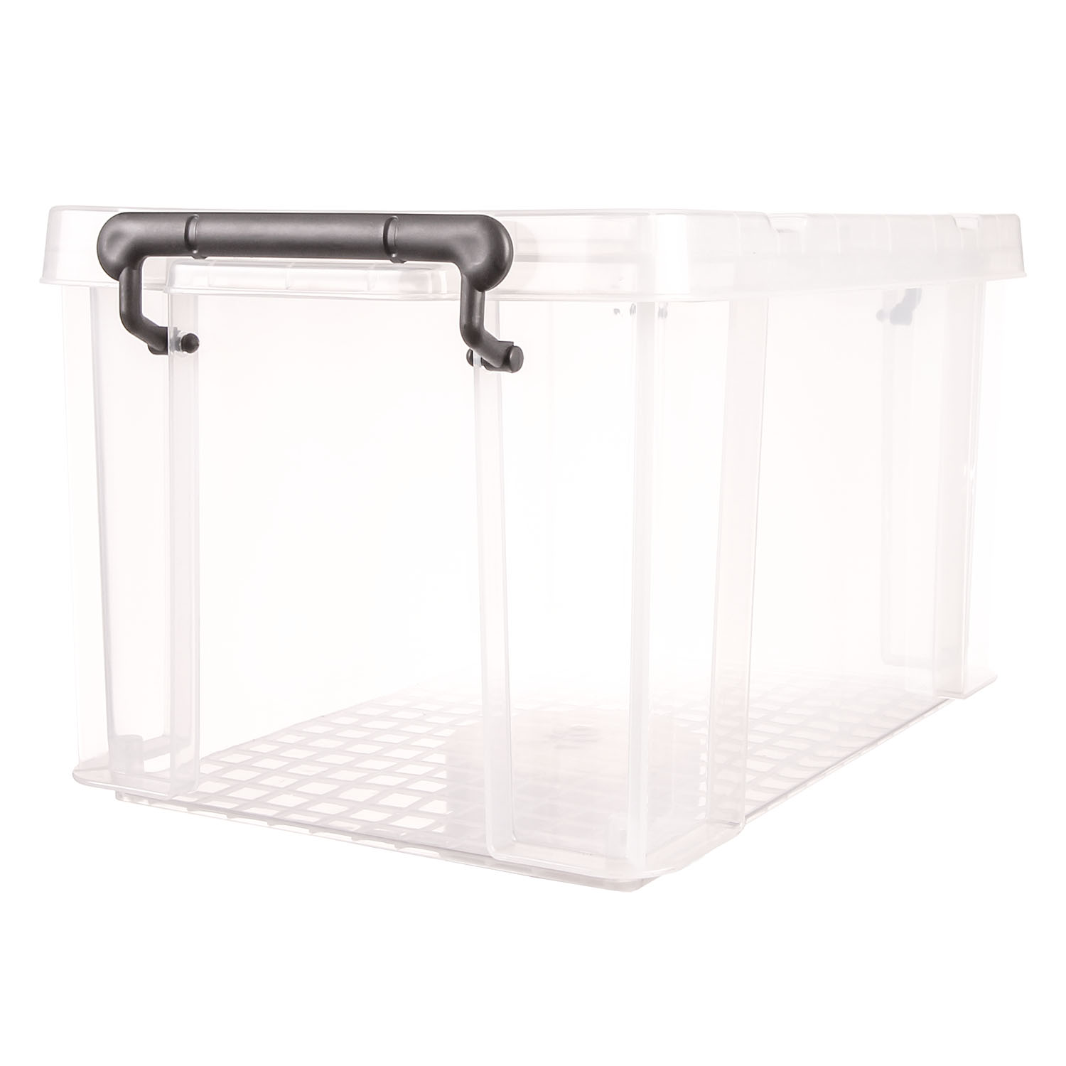 Profesional Caja para Almacenar Plástico Transparente Estable Apilable
